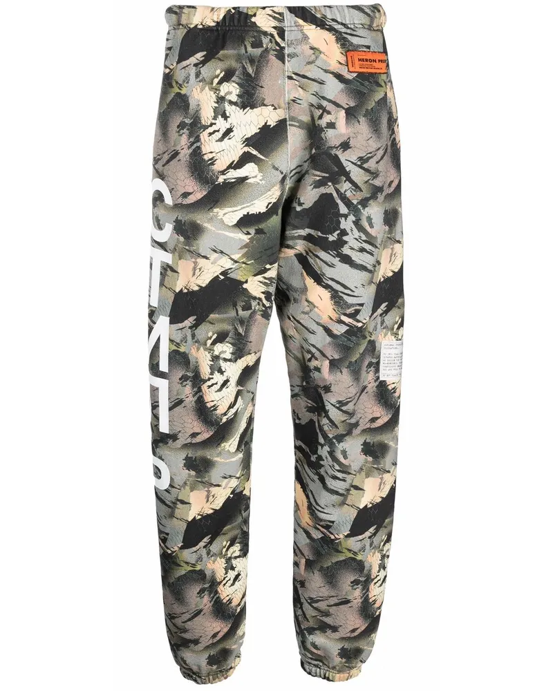 Heron Preston Jogginghose mit Camouflage-Print Grün