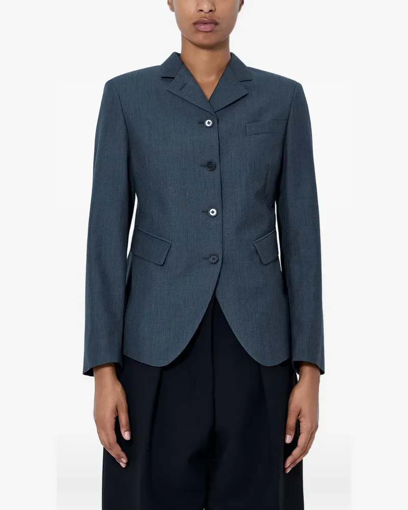Jil Sander single-breasted blazer - Grau Grau