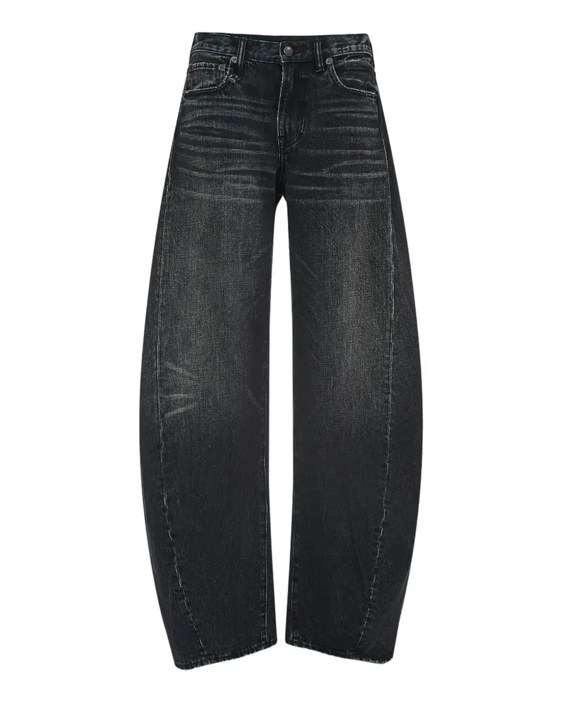 R13 Janine barrel-leg jeans - Schwarz Schwarz