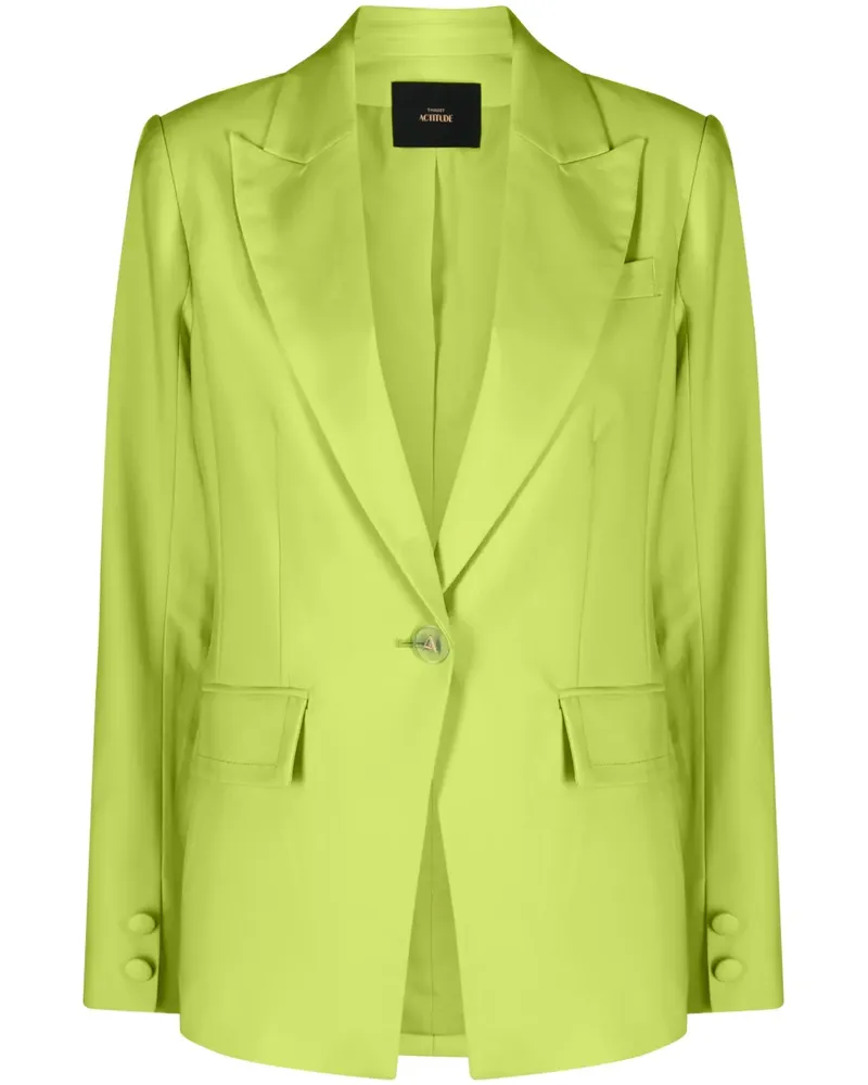 Twin-Set Schmaler Blazer - Grün Grün