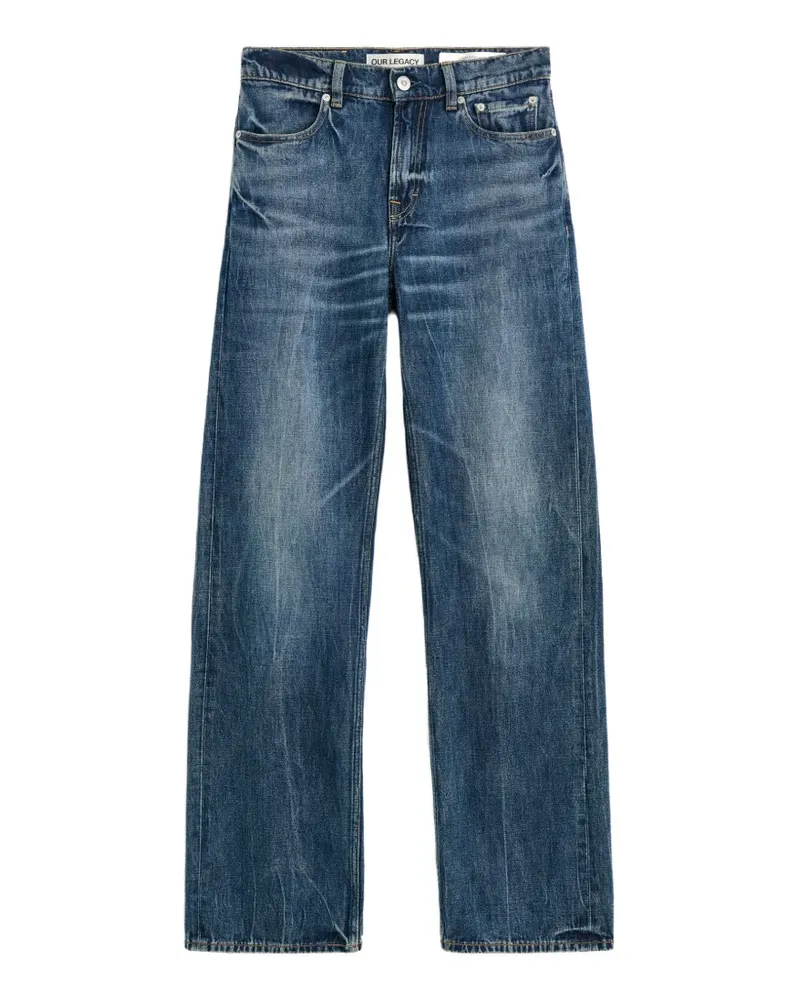 Our Legacy Wata Cut Jeans - Blau Blau