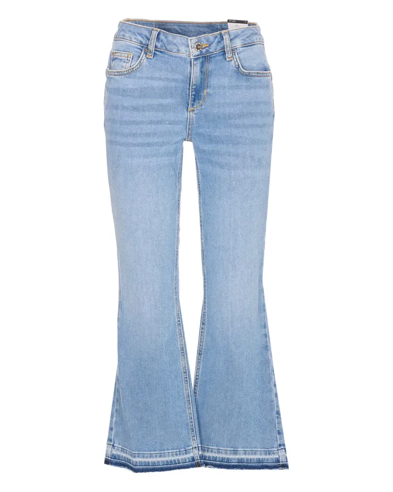 Liu Jo logo-plaque bootcut jeans - Blau Blau