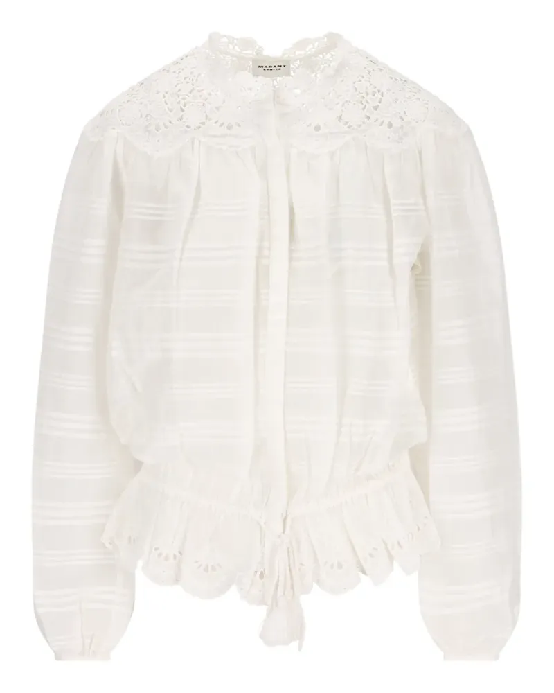 Isabel Marant ruffled shirt - Weiß Weiß