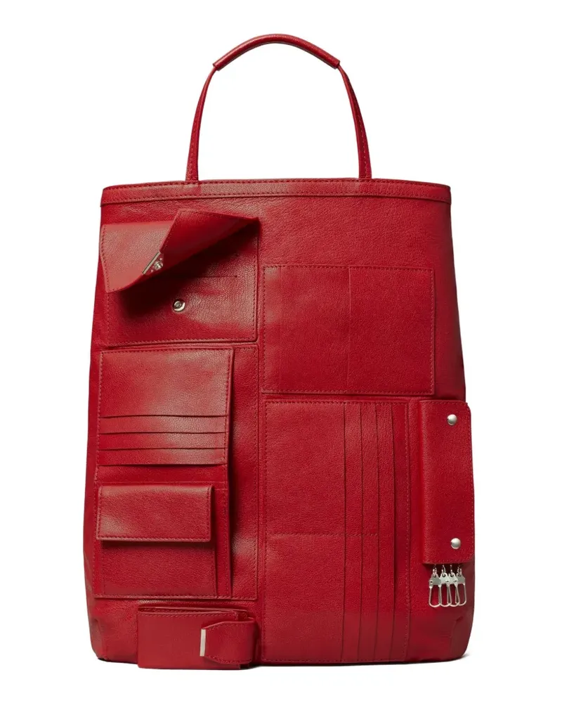 Tory Burch multi-pocket tote bag - Rot Rot