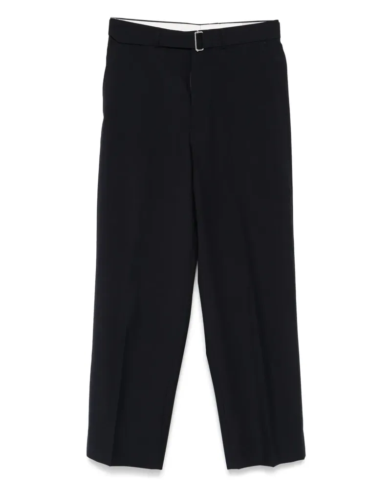 Officine Generale Hose mit weitem Bein - Blau Blau