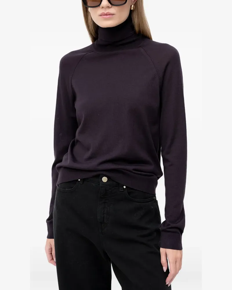 HUGO BOSS roll-neck sweater - Violett Violett