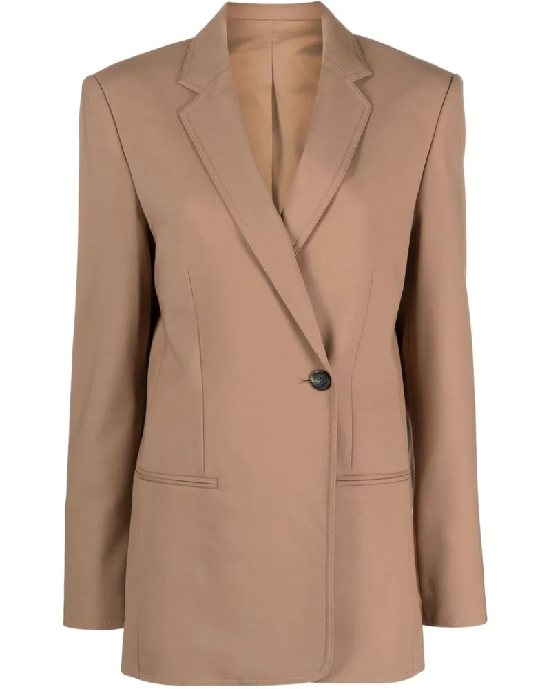 Helmut Lang Blazer mit fallendem Revers - Nude Nude