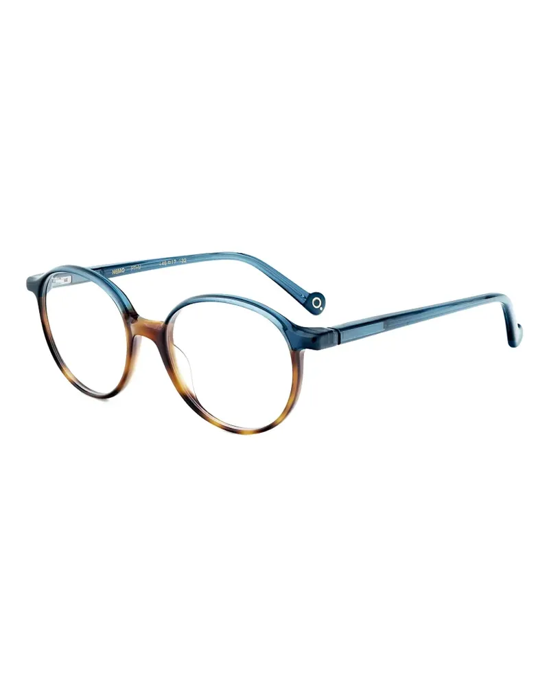Etnia Barcelona Nemo Brille mit rundem Gestell - Blau Blau