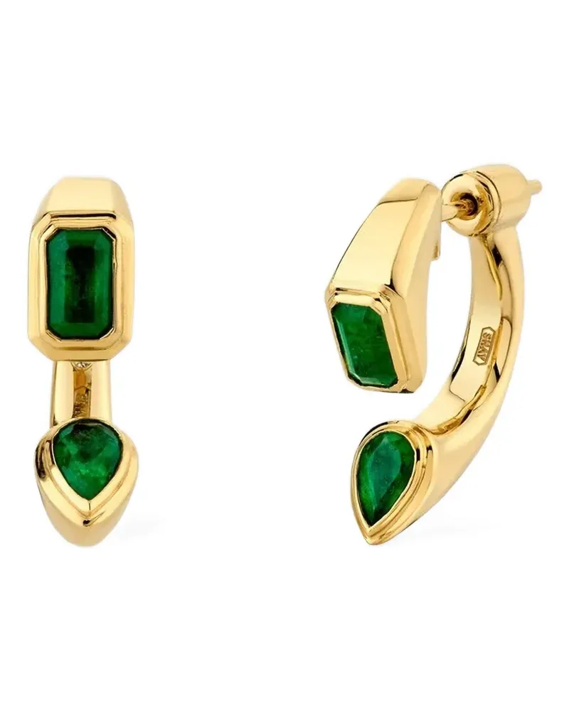 SHAY emerald earrings - Gold Gold