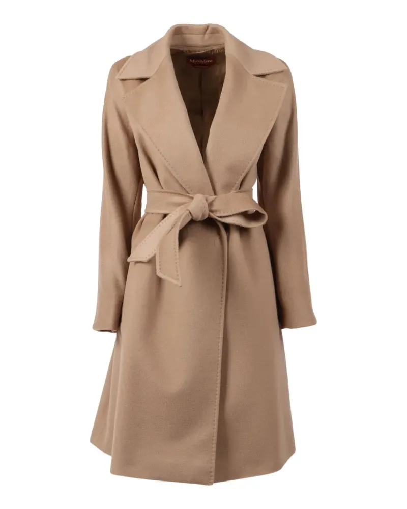 Max Mara Mantel mit fallendem Revers - Nude Nude
