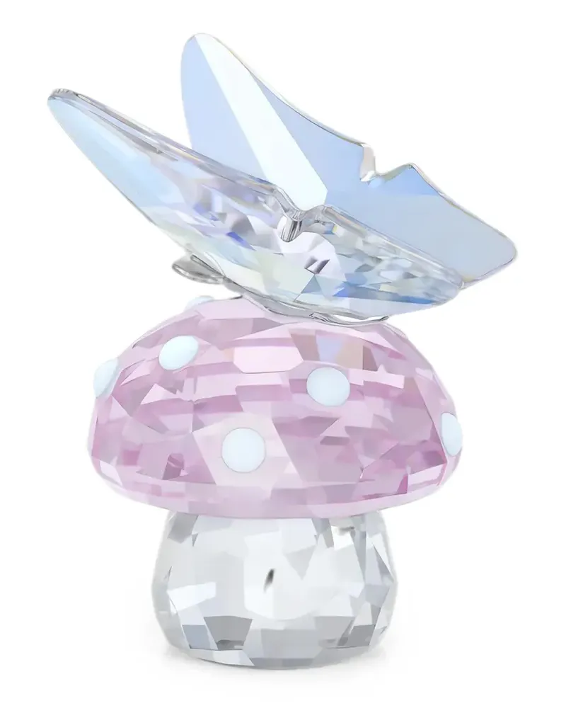 Swarovski x Ariana Grande Pilzfigur mit Schmetterling - Rosa Rosa