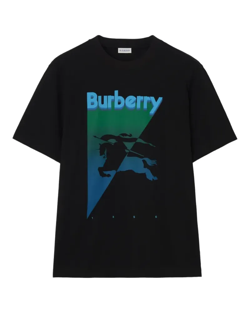 Burberry Knight cotton T-shirt - Schwarz Schwarz