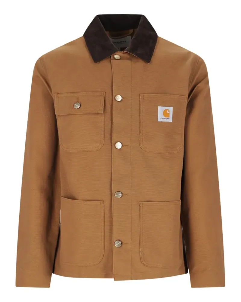 Carhartt WIP Michigan Coat Jacke mit Cordkragen - Braun Braun