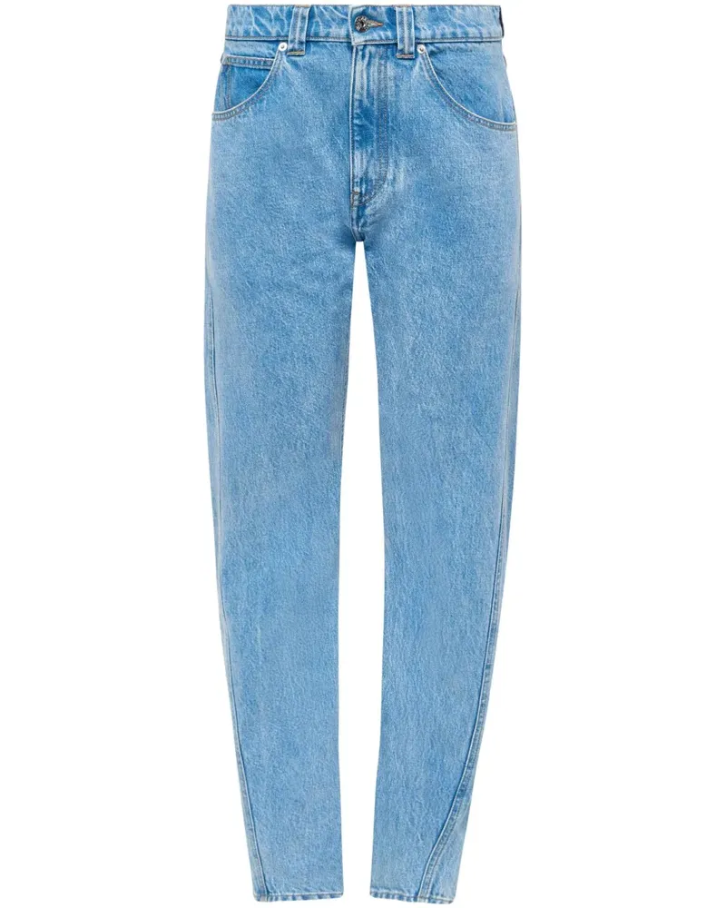 J.W.Anderson Twisted Slim-Fit-Jeans - Blau Blau