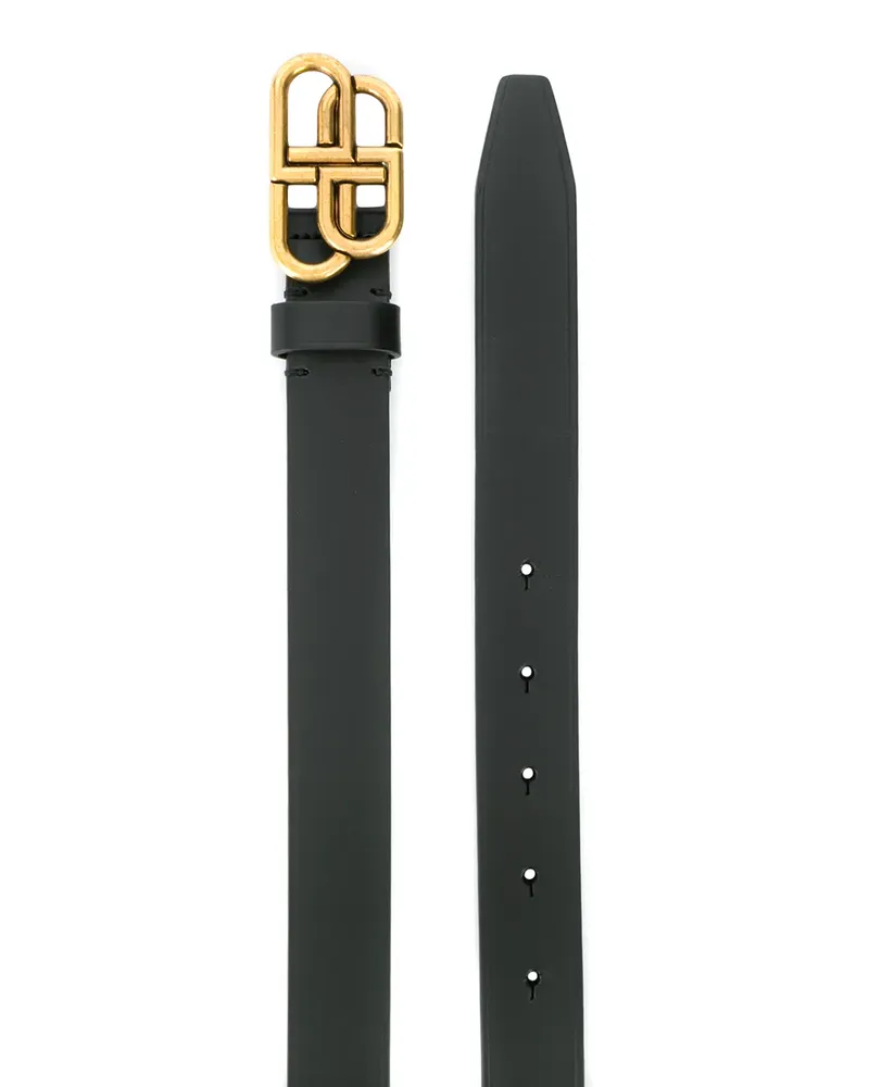 Balenciaga Gürtel aus Leder - Schwarz Schwarz