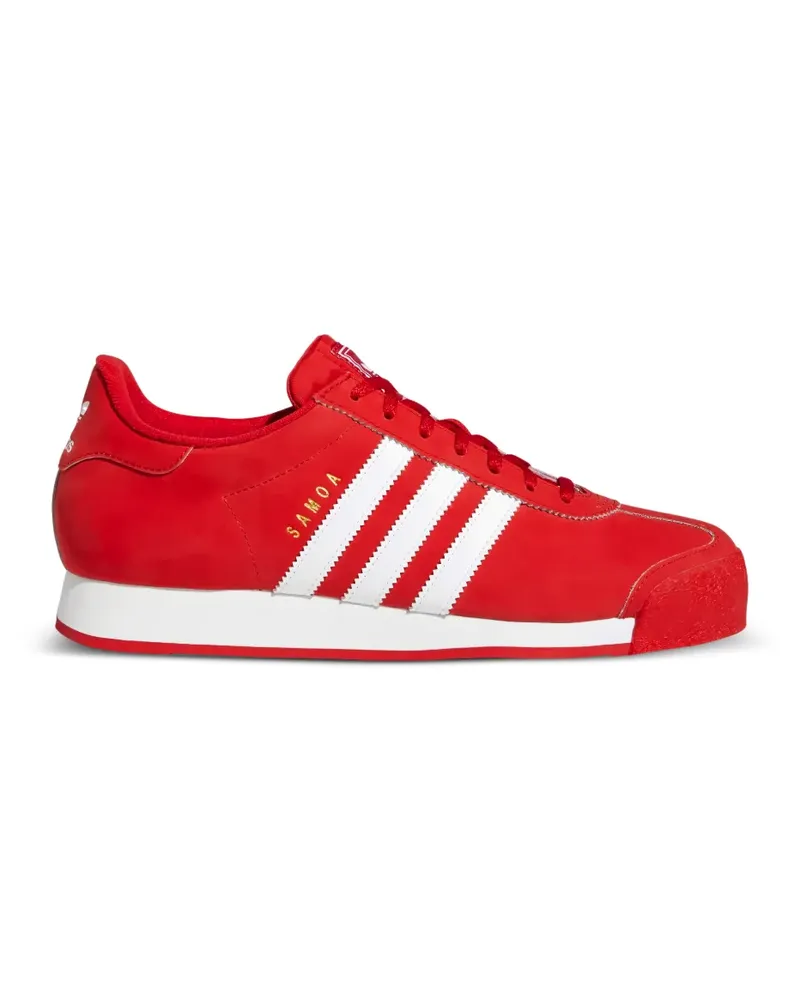 adidas Samoa Sneakers mit Streifen - Rot Rot