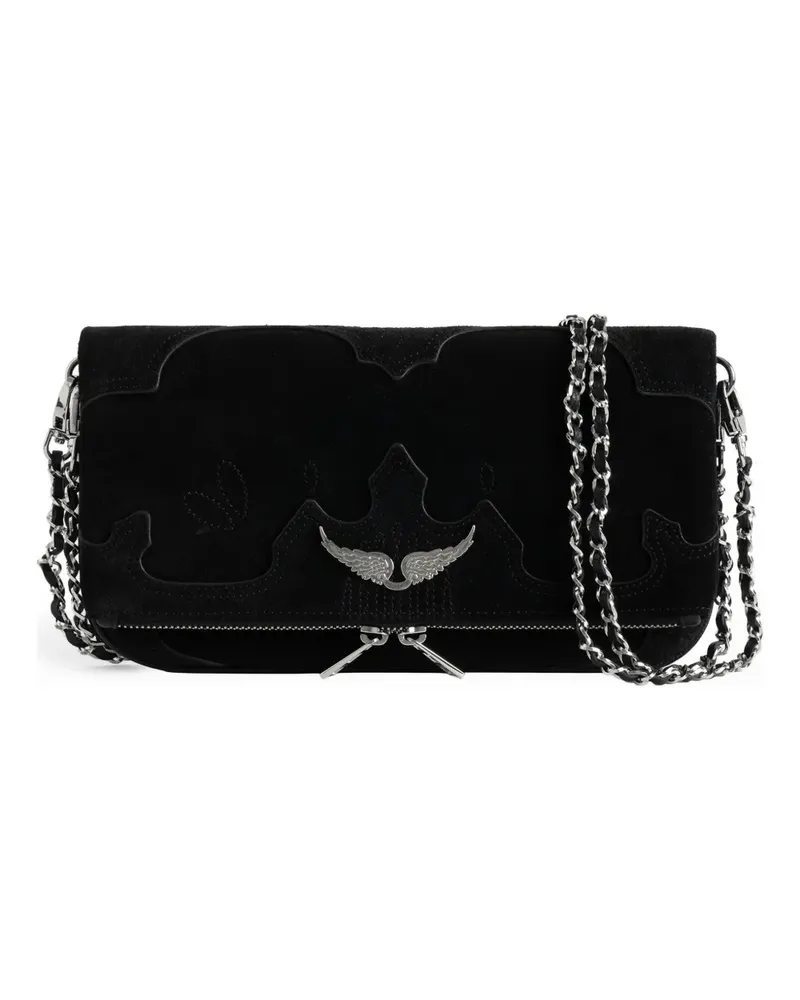 Zadig & Voltaire Rock Western Schultertasche - Schwarz Schwarz