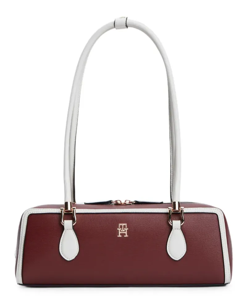 Tommy Hilfiger logo-plaque shoulder bag - Rot Rot