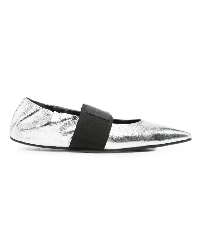 Givenchy Crush Ballerinas mit Logo-Patch - Grau Grau