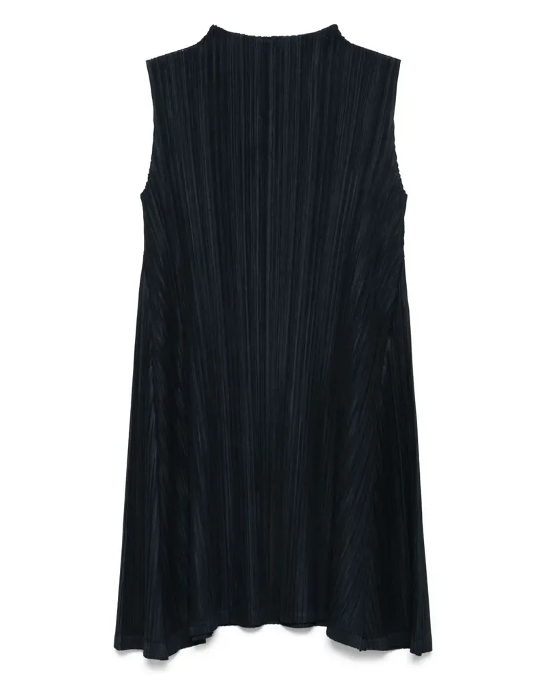 Issey Miyake Tunika mit Falten - Blau Blau