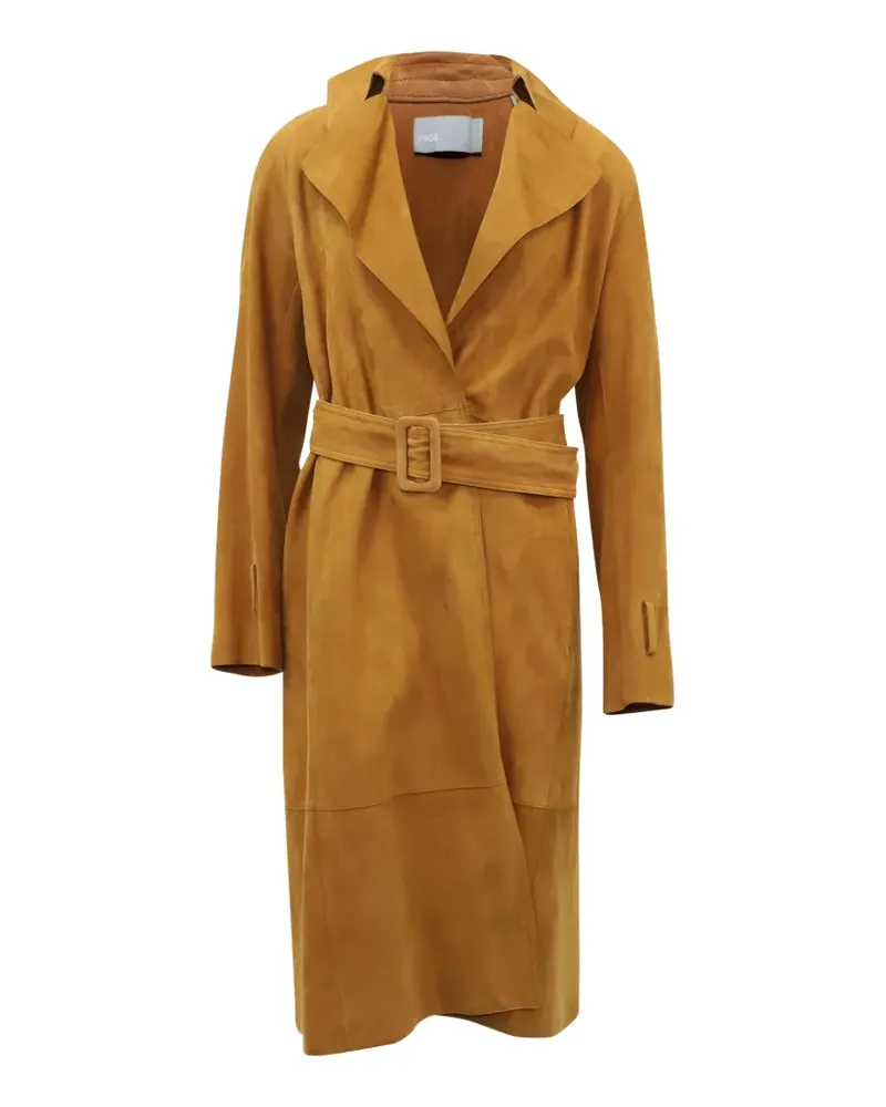 Vince suede double-breasted coat - Braun Braun