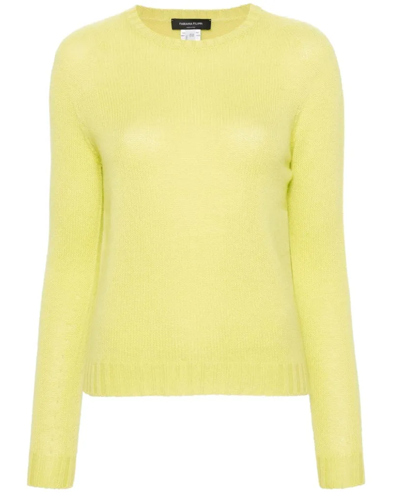 Fabiana Filippi Kaschmirpullover mit rundem Ausschnitt - Gelb Gelb