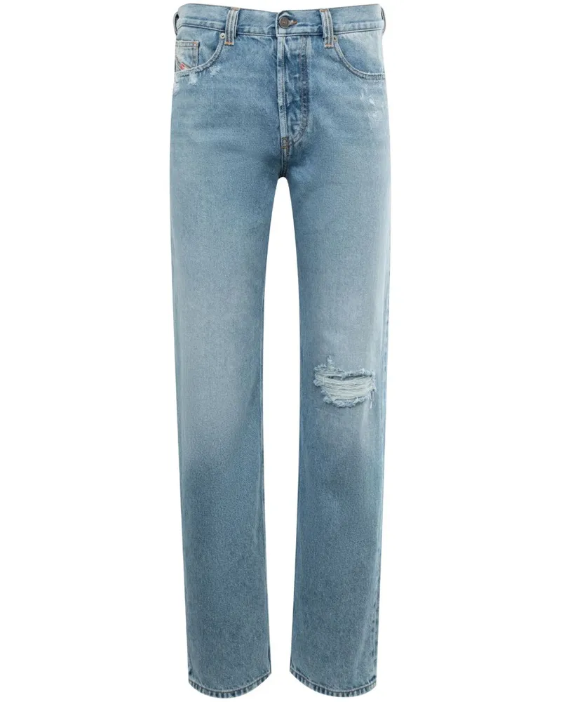 Diesel 2010 D-Macs Straight-Leg-Jeans Blau