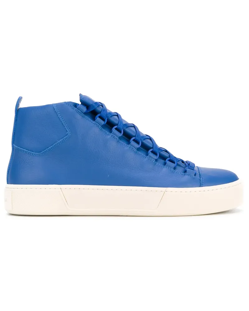Balenciaga Sneakers aus Leder - Blau Blau