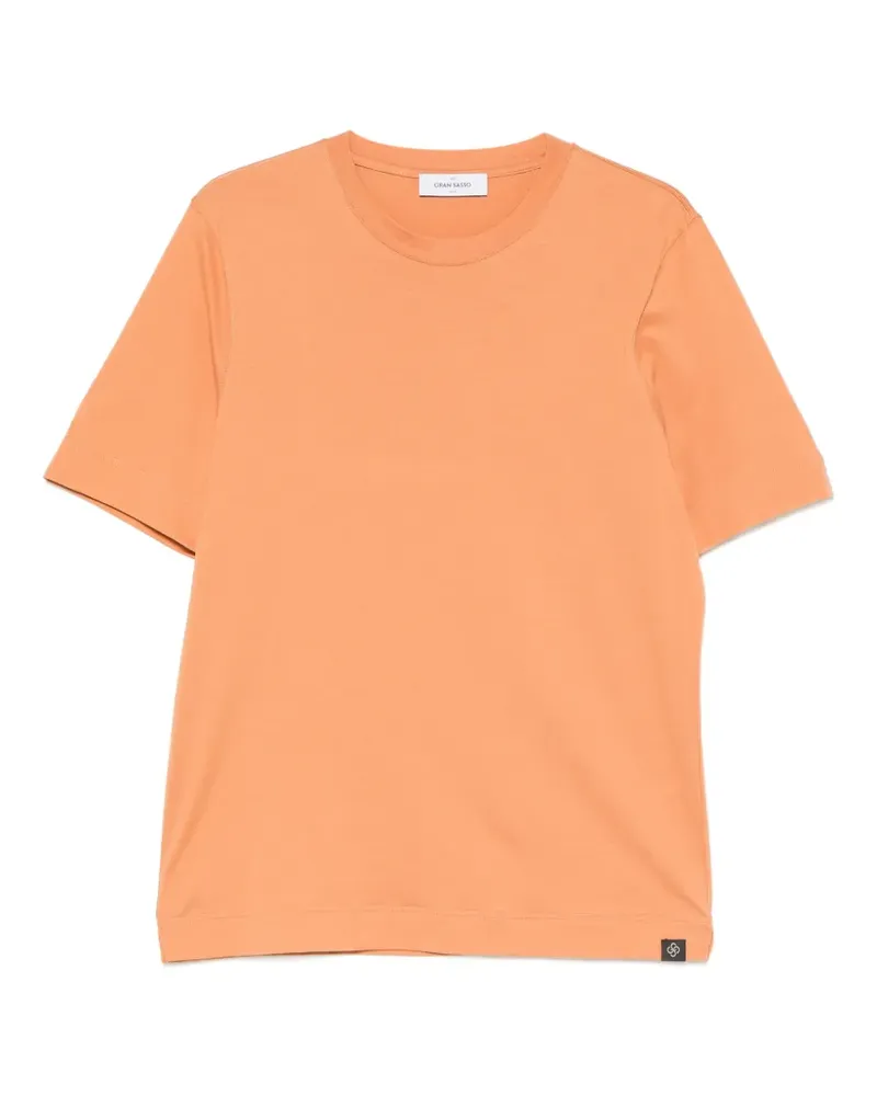 Gran Sasso crew-neck T-shirt - Orange Orange