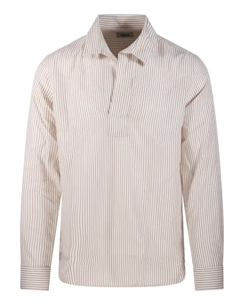 Altea striped-pattern shirt - Nude Nude