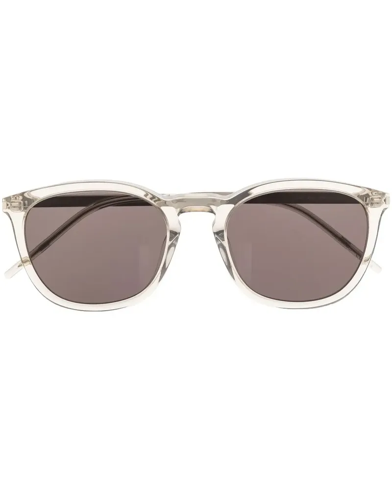 Saint Laurent Sonnenbrille mit transparentem Gestell - Grau Grau