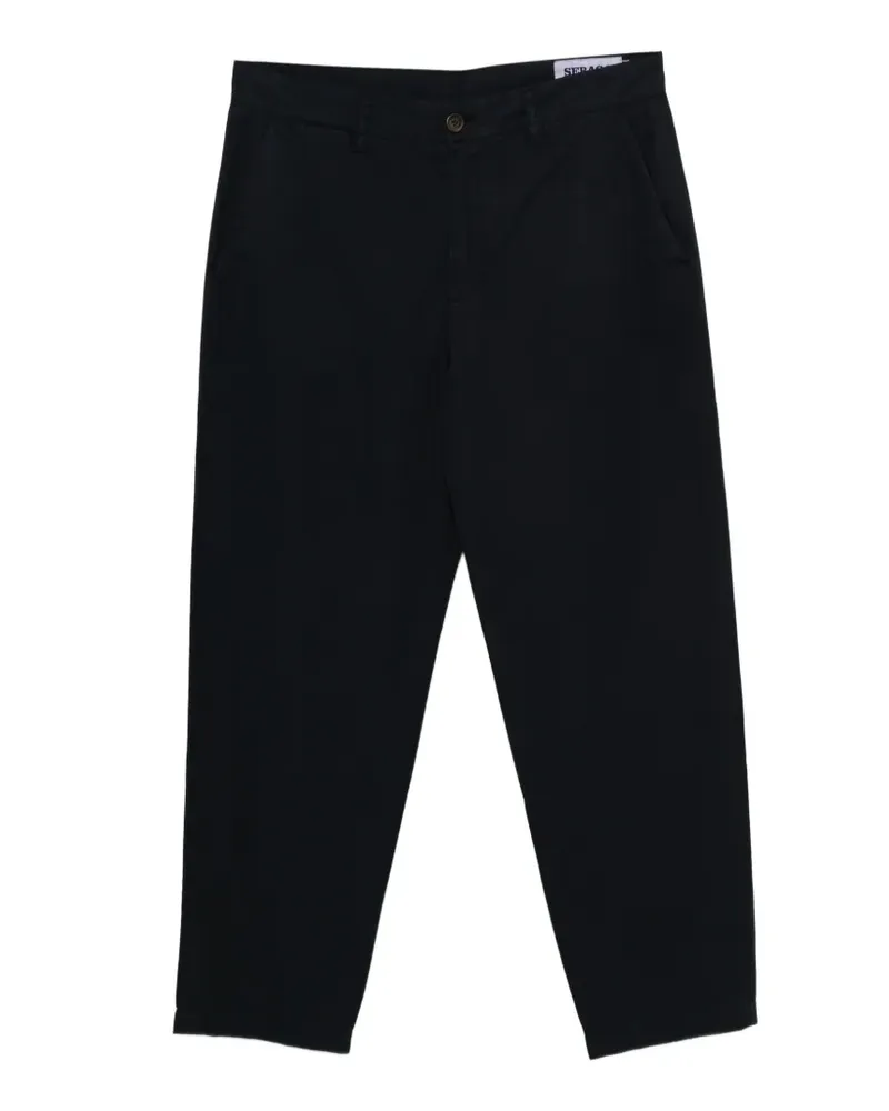 Sebago Sasanoa straight-leg cotton trousers - Blau Blau