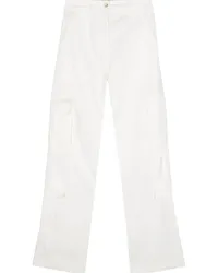 Blanca Gerade Pittosforo Twill-Hose Weiß