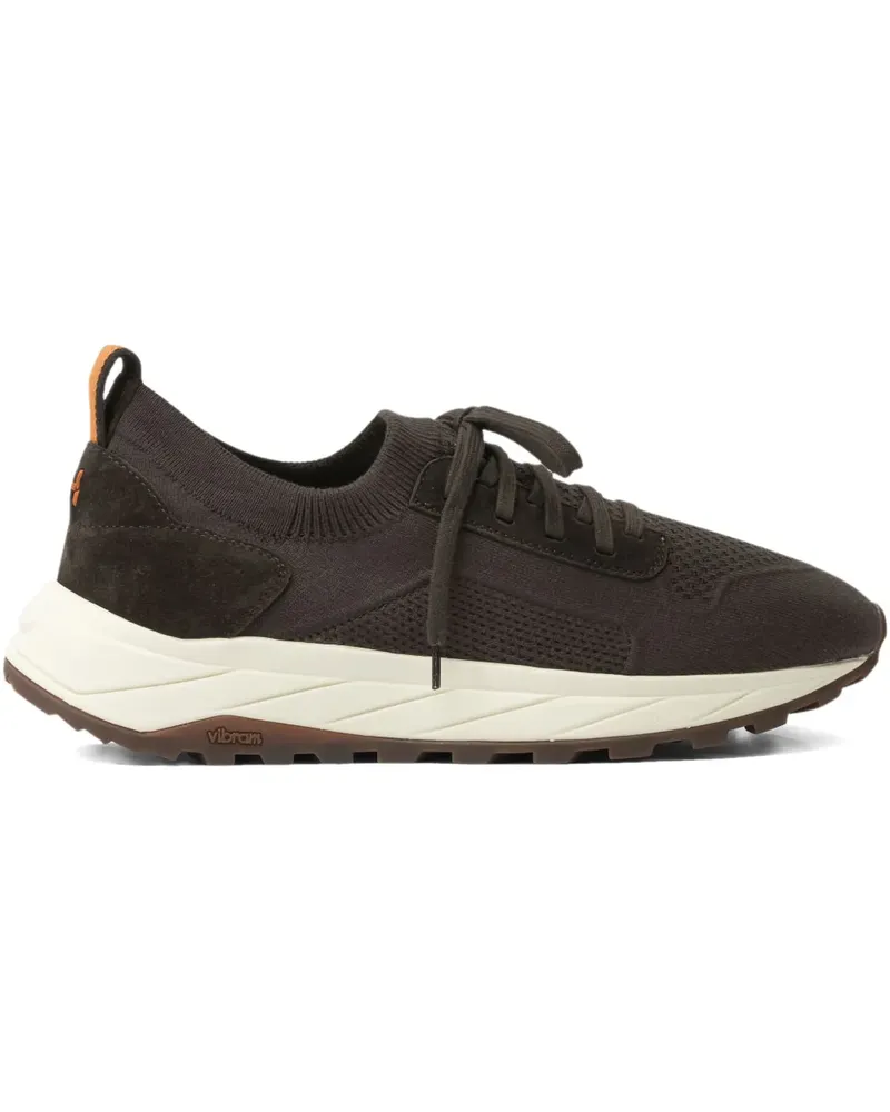 Henderson Sneakers mit Wildledereinsätzen - Braun Braun