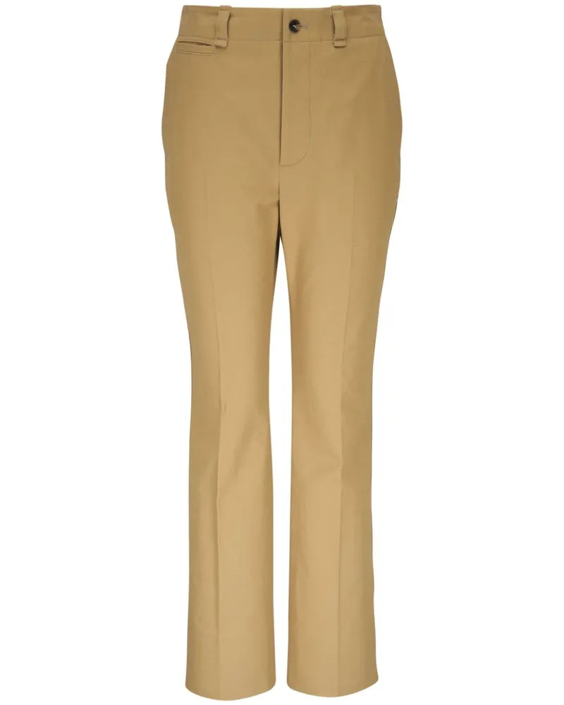 Saint Laurent Hose mit geradem Bein - Nude Nude