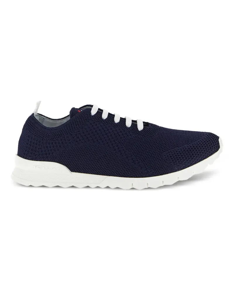 Kiton Sneakers mit Logo-Stickerei - Blau Blau