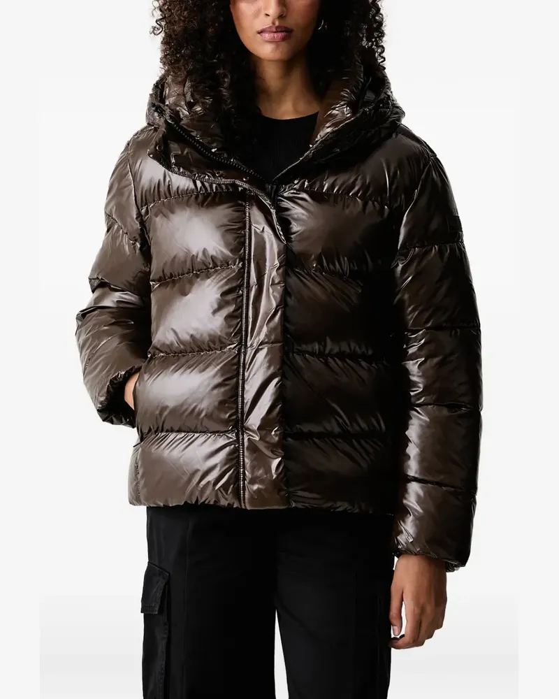 Napapijri Glane quilted hooded jacket - Braun Braun