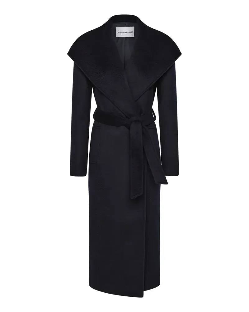 Rebecca Vallance Bower Wollmantel mit Gürtel - Blau Blau