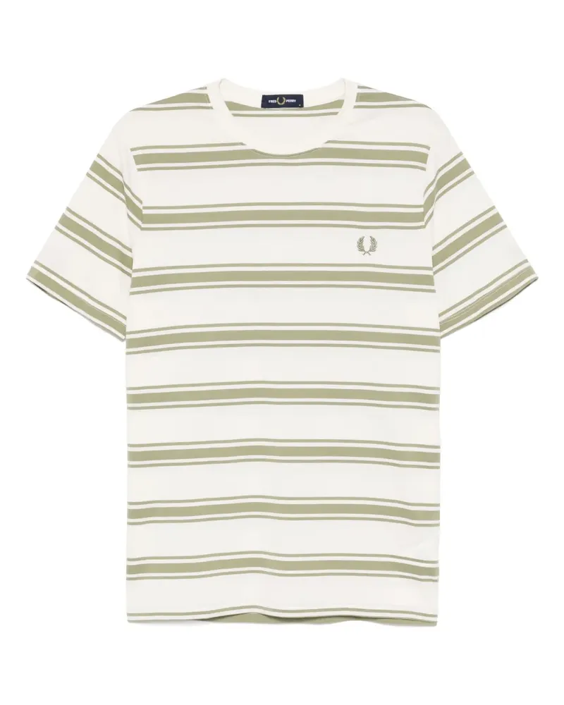 Fred Perry T-Shirt mit Logo-Stickerei - Nude Nude