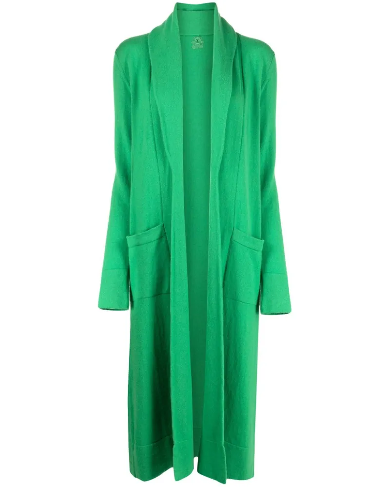 Teddy Cashmere Offener Venezia Kaschmircardigan - Grün Grün