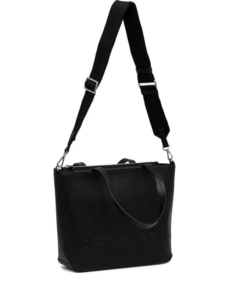 Marc O'Polo Shopper mit Logo-Prägung - Schwarz Schwarz