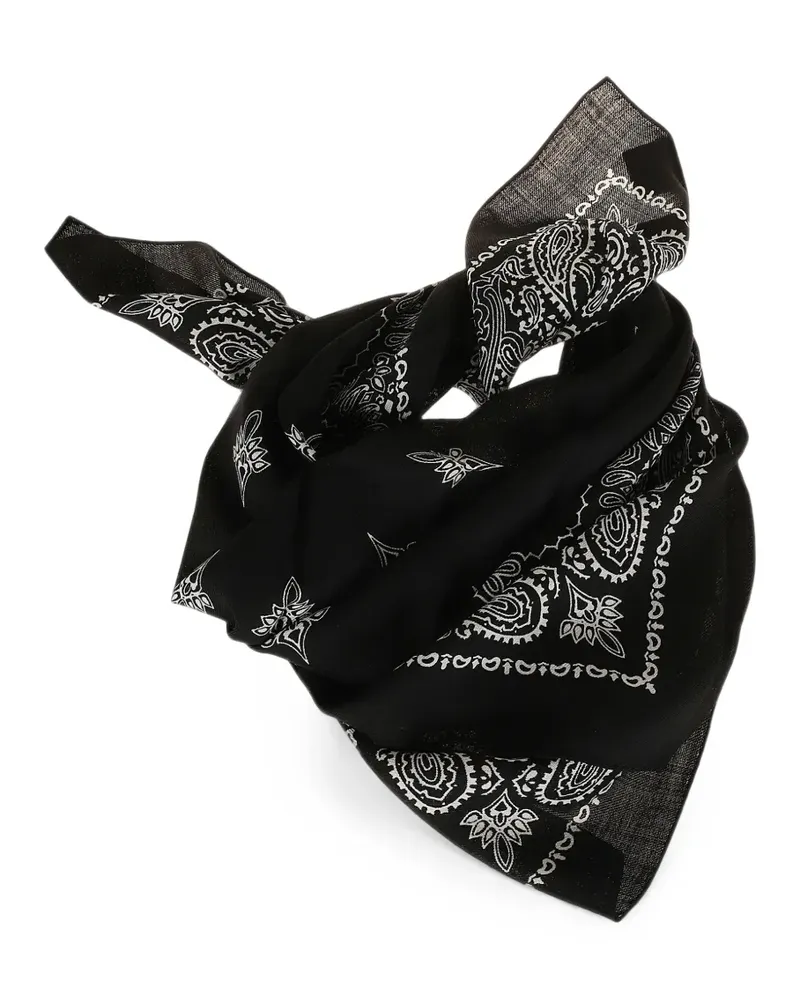 Destin Judy paisley-print scarf - Schwarz Schwarz