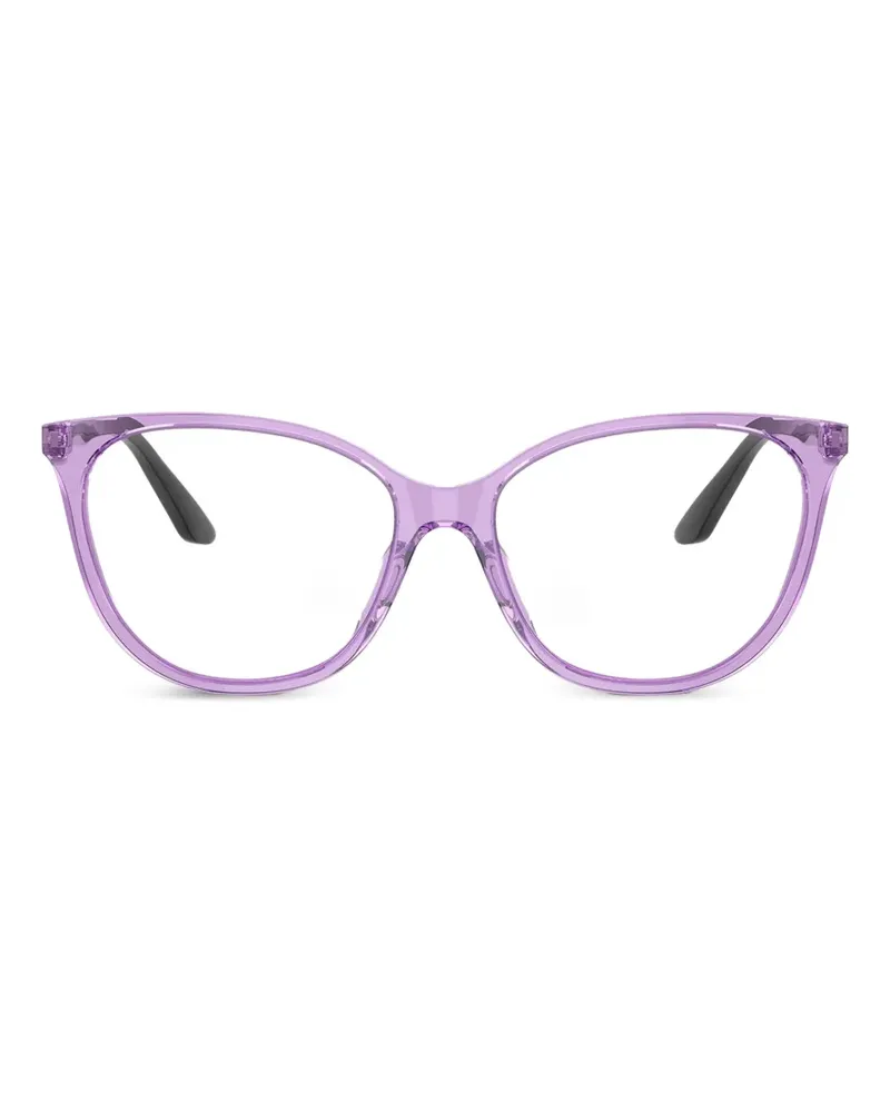 Emporio Armani Brille mit Cat-Eye-Gestell - Violett Violett