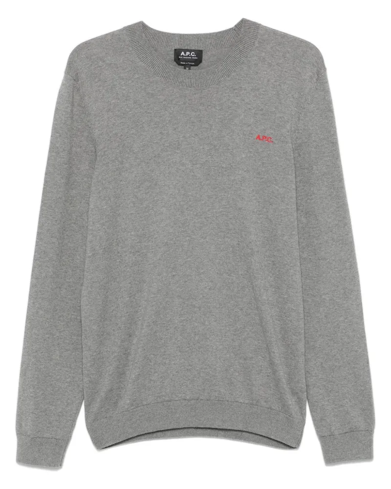 A.P.C. Pullover aus Baumwolle - Grau Grau