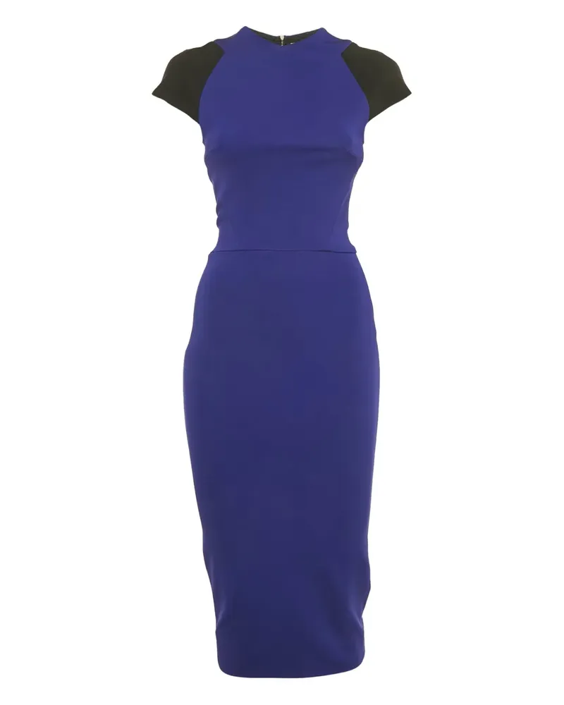 Victoria Beckham Midikleid aus Jersey - Blau Blau