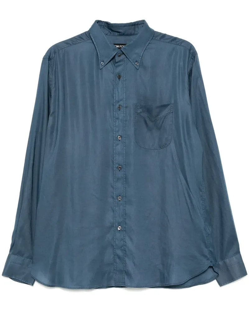 Tom Ford Langärmeliges Hemd - Blau Blau