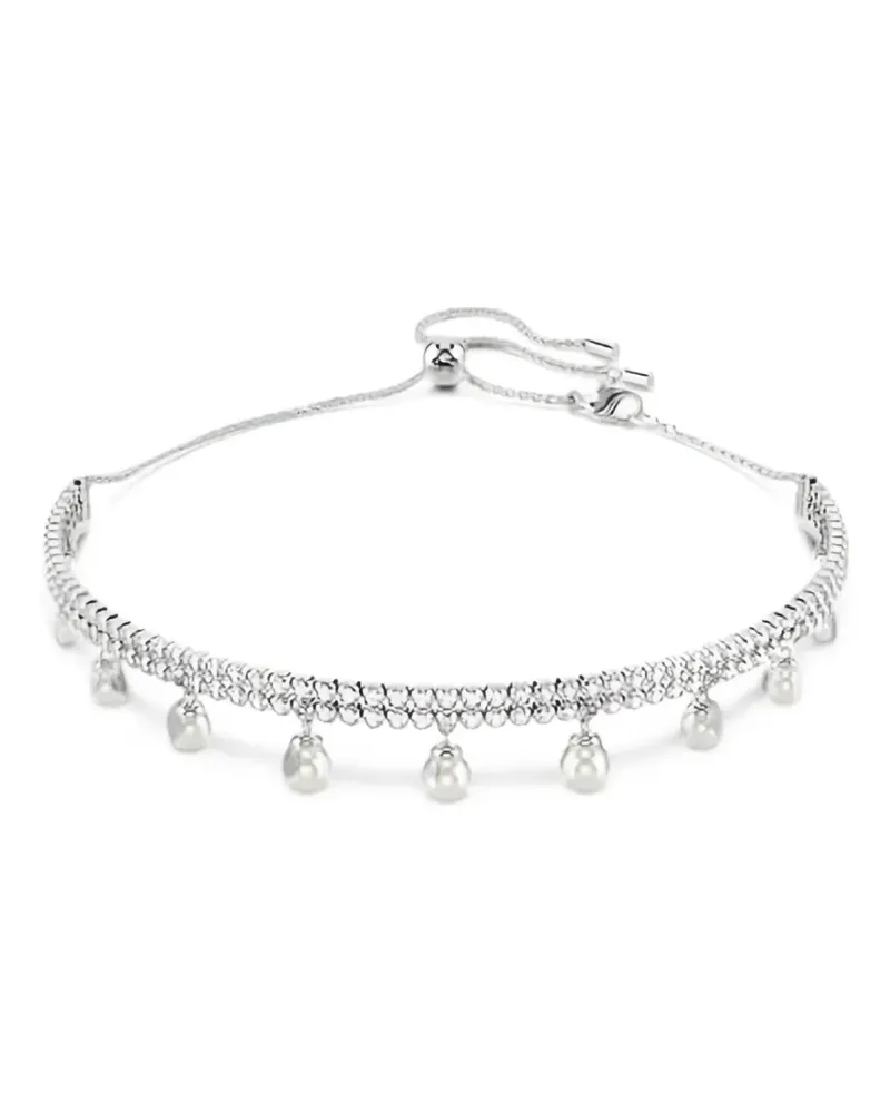 Swarovski x Ariana Grande Halskette mit Kristallen - Silber Silber