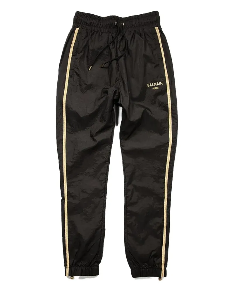 Puma x Balmain Jogginghose mit Seitenstreifen - Schwarz Schwarz