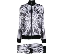 Jogginganzug mit Batikmuster - Weiß