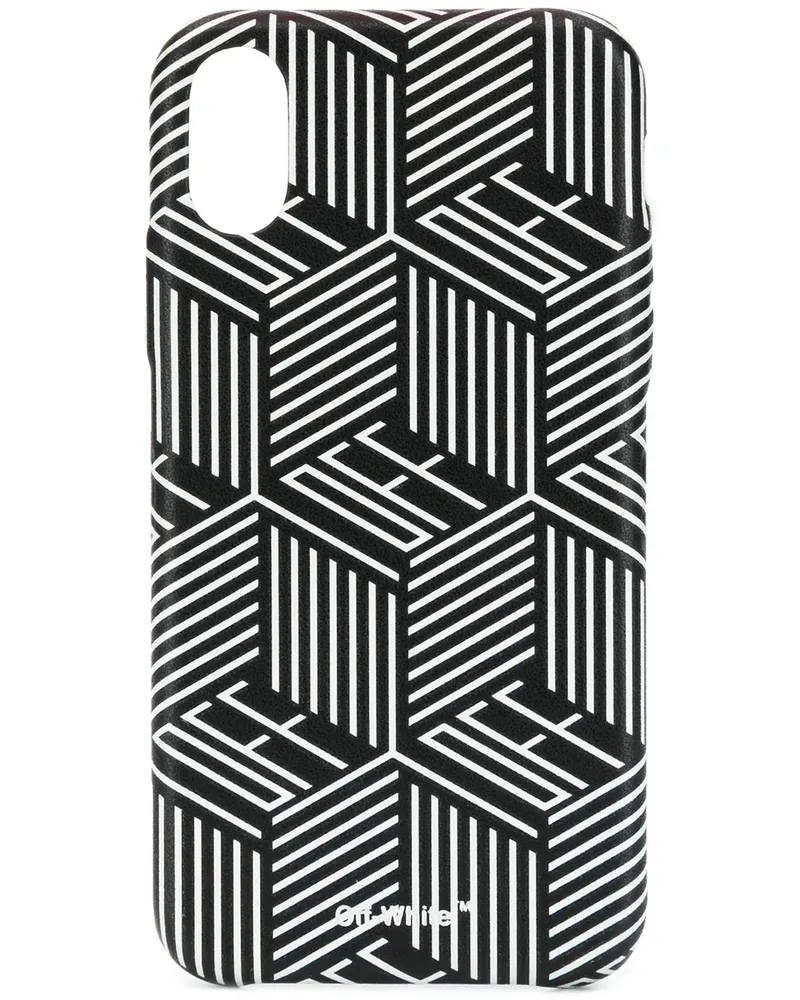 OFF-WHITE iPhone X-Hülle mit Print - Schwarz Schwarz